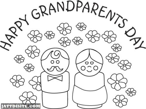 Happy Grandparents Day Clipart Graphic