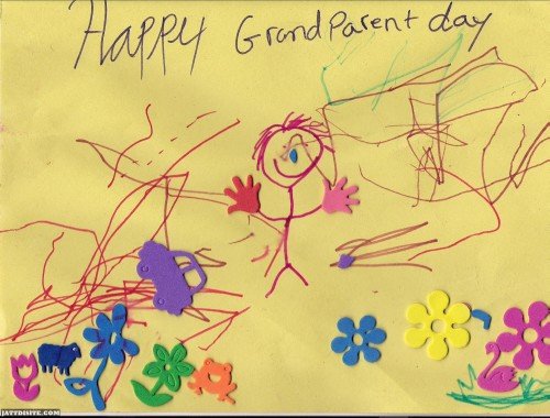 Happy Grandparents Day Hand Made Card