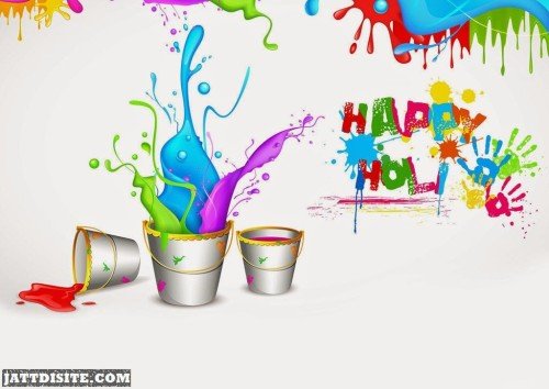 Happy Holi Colorful Graphic