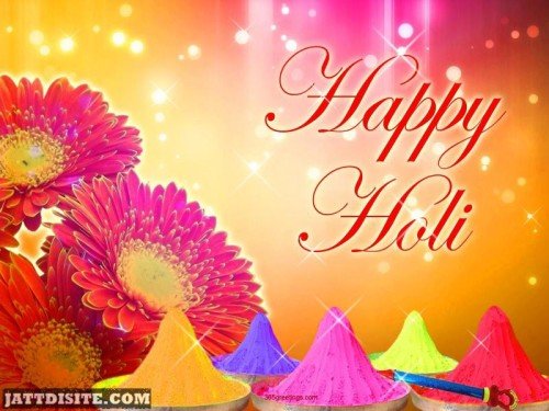 Happy Holi Colors Graphic