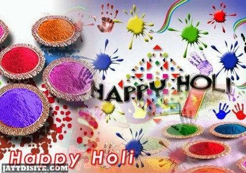Happy Holi Festival Of Colors Graphic