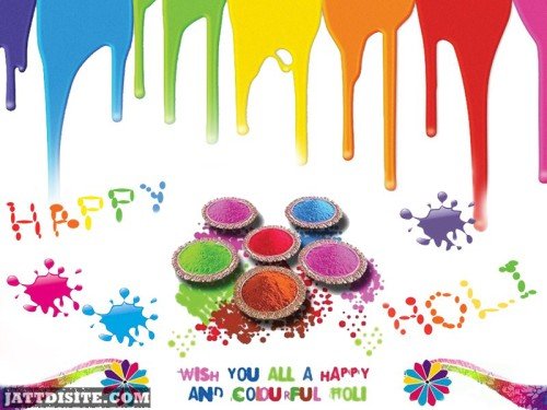 Happy Holi Wish You All A Happy And Colorful Holi