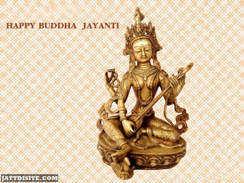 Happy Mahatma Buddha Jayanti Graphic