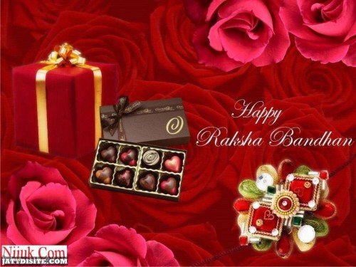 Happy Raksha Bandhan Beautiful Graphic For Share On Facebook