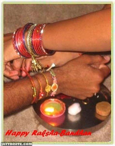 Happy Raksha Bandhan Graphic For Share On Friendster