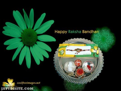 Happy Raksha Bandhan Thali Graphic