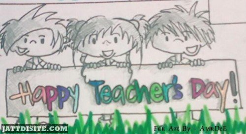 Happy Teachers Day Animated Graphic
