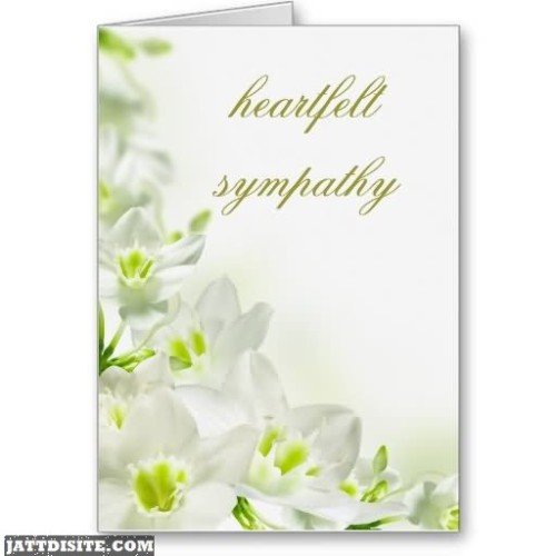 Heartfelt Sympathy Card For You