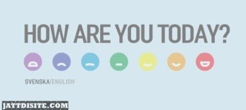 How Are You Today Smileys Graphic