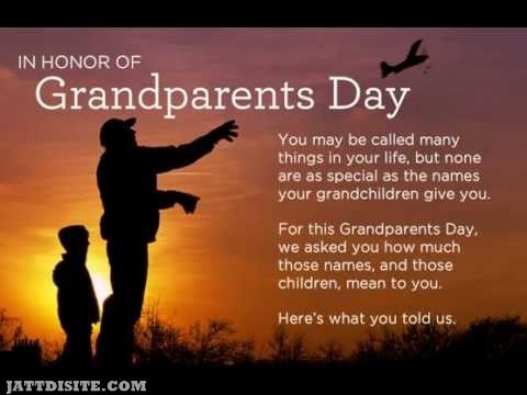 In Honor Of Grandparents Day