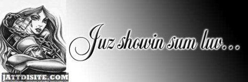 Juz Showin Sum Luv Graphic