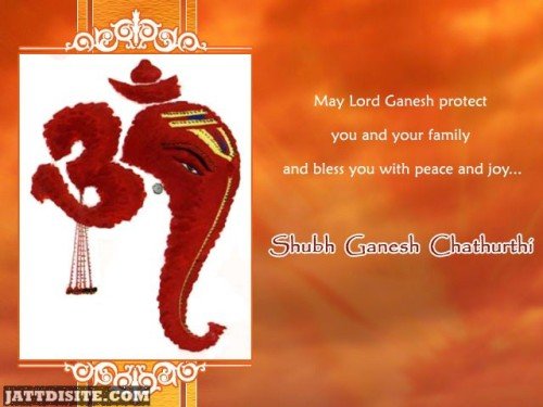 May Lord Ganesh Protect You And Your Family And Bless You With Peace And Joy Shubh Anant Chaturdashi