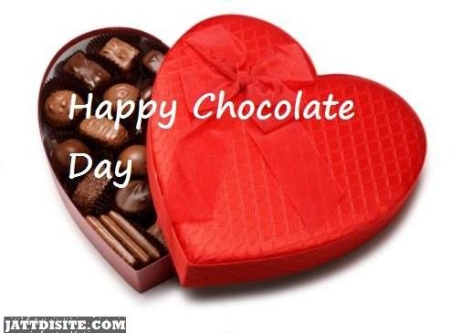 Red Heart Box For Chocolate Day