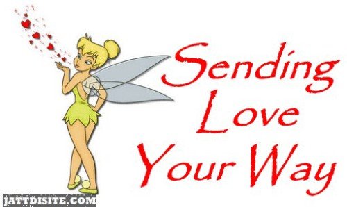 Sending Love Your Way Tinker Bell Graphic