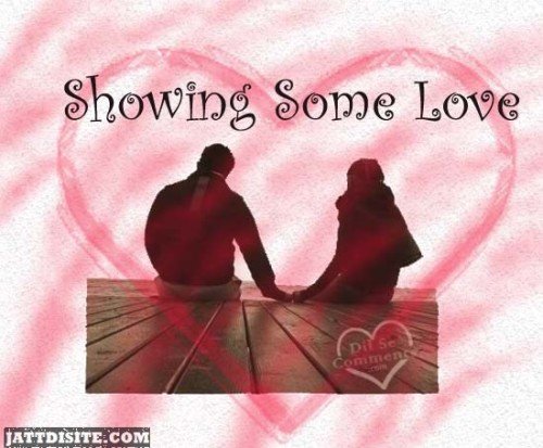 Showing Some Love Couple Graphic