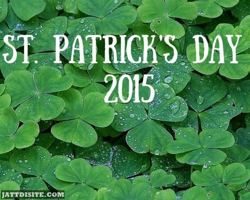 St. Patricks Day 2015 Clover Leaf Graphic