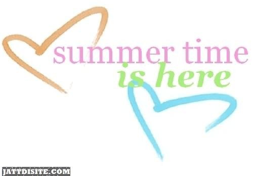 Summer Time Is Here Graphic