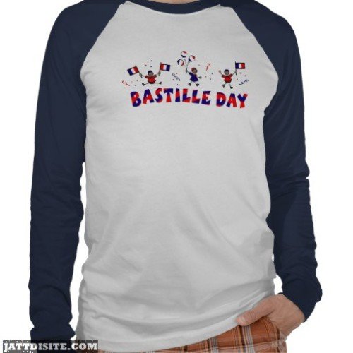 T-shirt Of Bastille Day