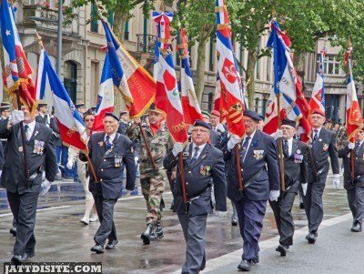 The Senior Officer In March On Bastille Day