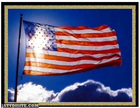 USA Flag On Flag Day