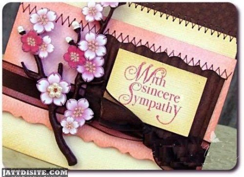 With Sincere Sympathy Greeting Card
