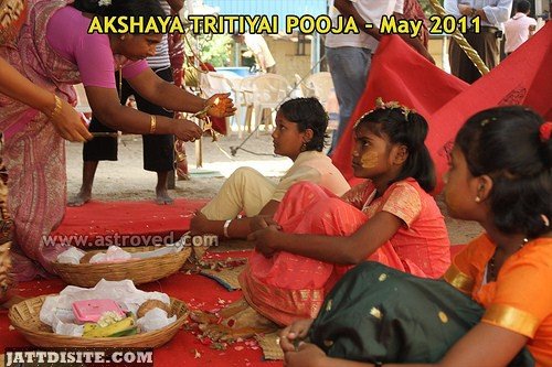 Worship Of Girl On Akshaya Tritiya