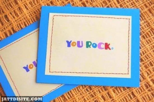 You Rock Greeting Card