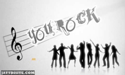 You Rock Musical Graphic