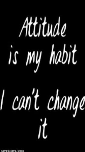 attitude-is-my-habit