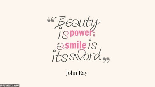 Beauty Is Power OF Smile