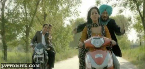 Binnu Dhillon in bike