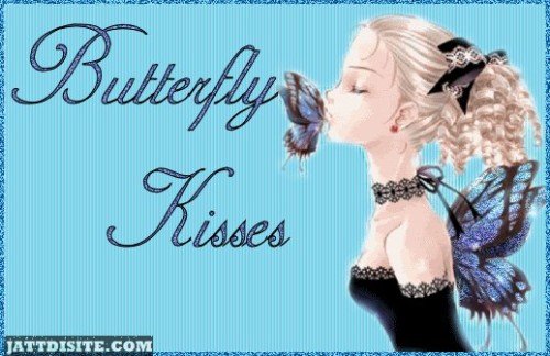 Butterfly Kisses Graphic For Myspace