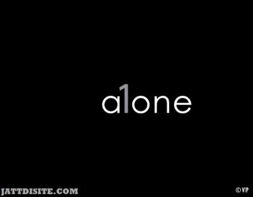 Dark Alone Wallpaper