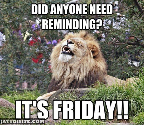 Did Anyone Need Reminding For Friday