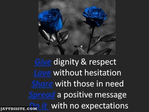 Give Dignity & Respect Love