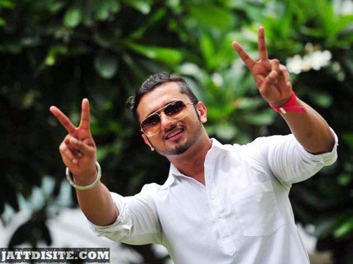 Honey Singh in White Shirt
