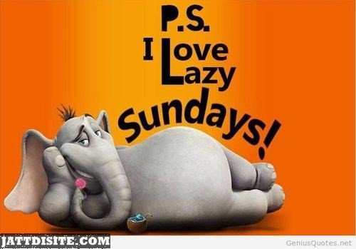 I Love Lazy Sunday