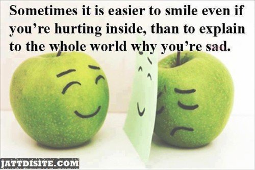 It Is Easier To Smile