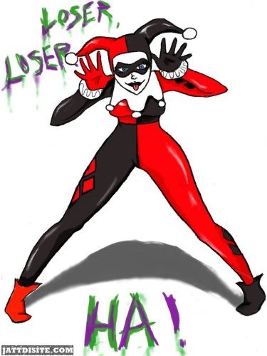 Loser Loser Girl Clown Graphic