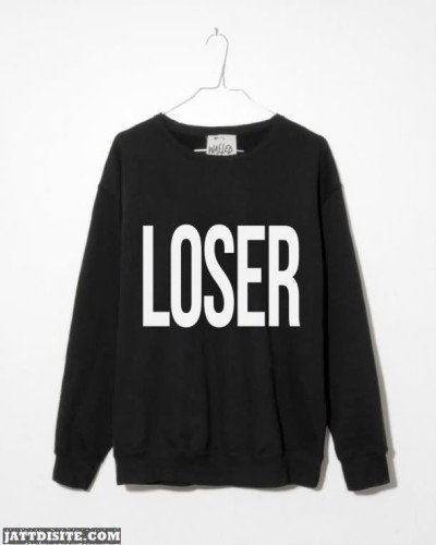 Loser On Sweat Shirt Graphic
