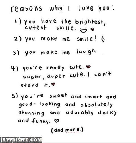 Reason Why I Love You