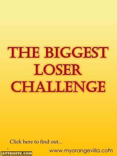 The Biggest Loser Challenge Graphic
