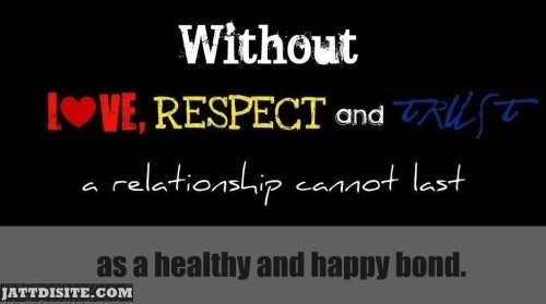 Without Love Respect And Trust Quotes