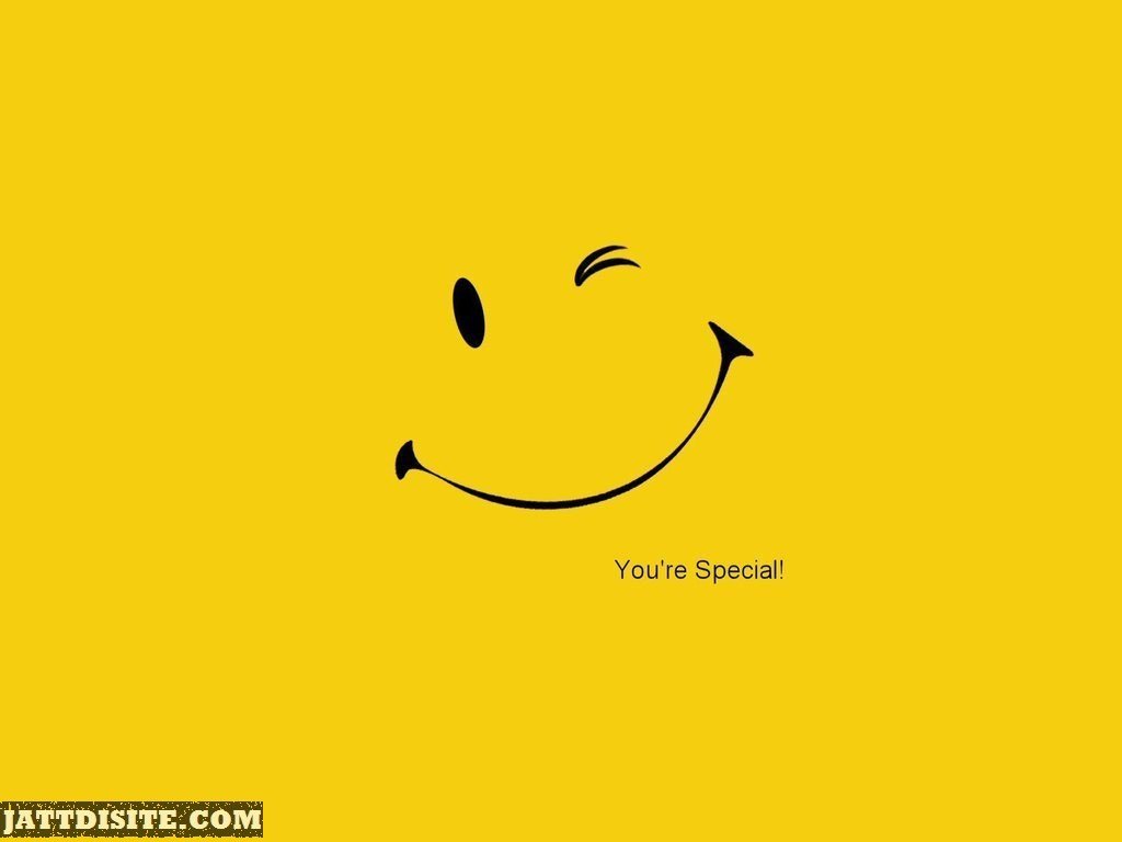 You Are Special With Smile Symbol – JattDiSite.com