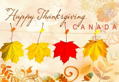 Canadian Thanksgiving Mappel Leaf