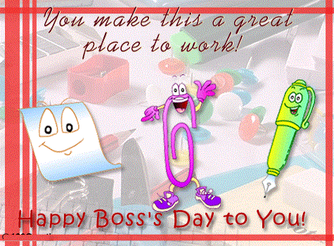 Happy Boss Day To You