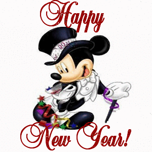 Happy New Year Mickey Mouse Greetings