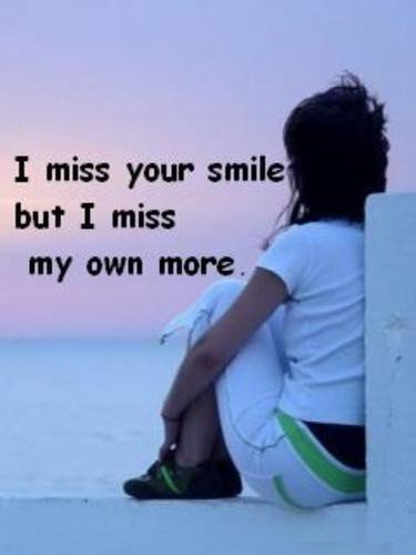 I Miss You Smile Send Me