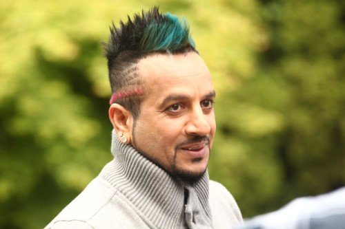 Jazzy B With Colourful Hair Style