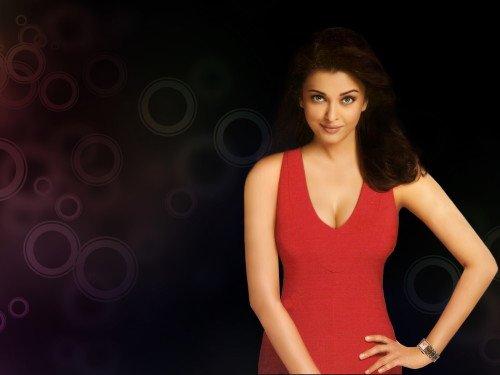 Aishwarya Rai In Red Dress